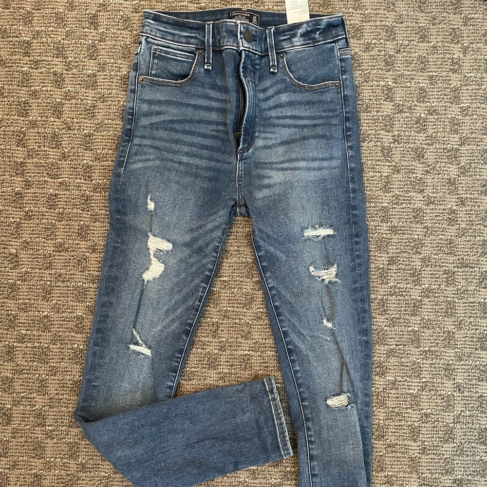Abercrombie super skinny high rise